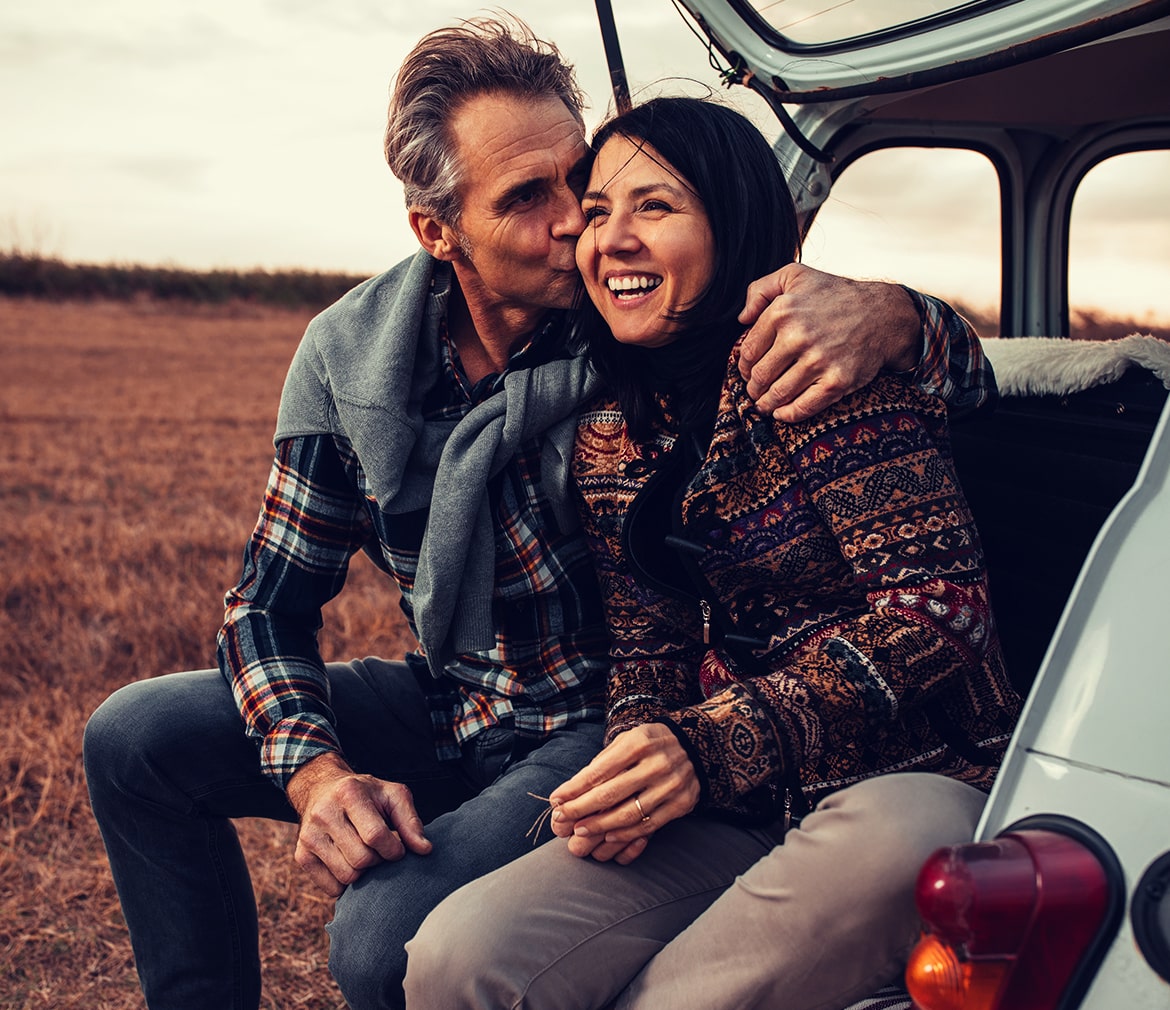 couple in car