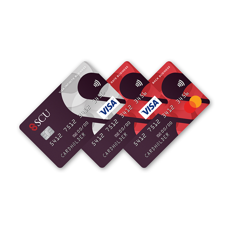 3 SCU business credit cards