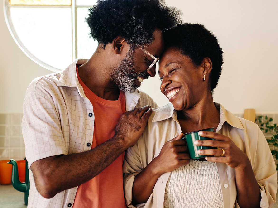 couple enjoying time together