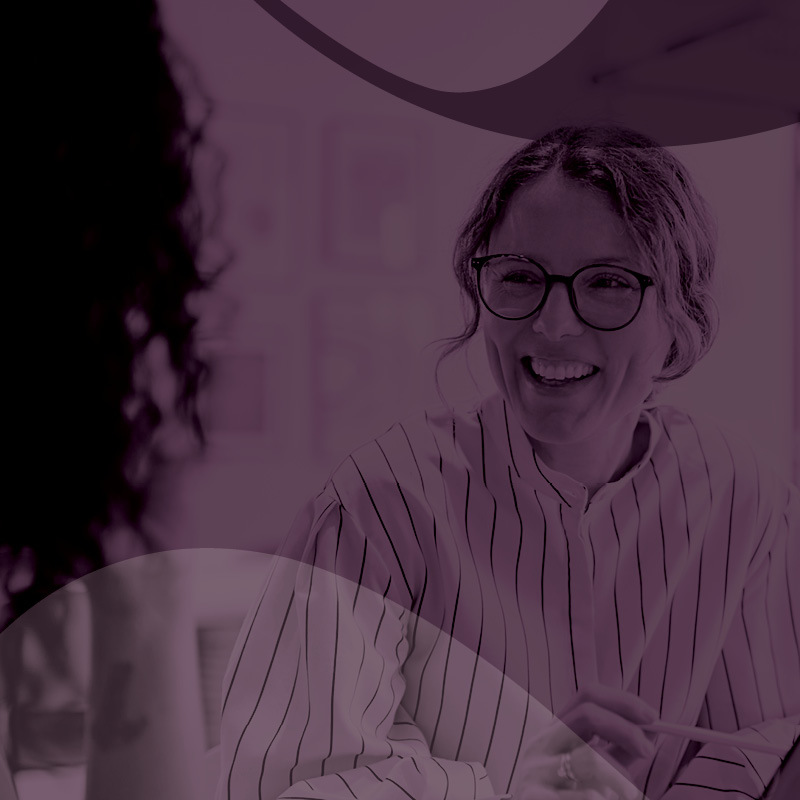 Business woman smiling